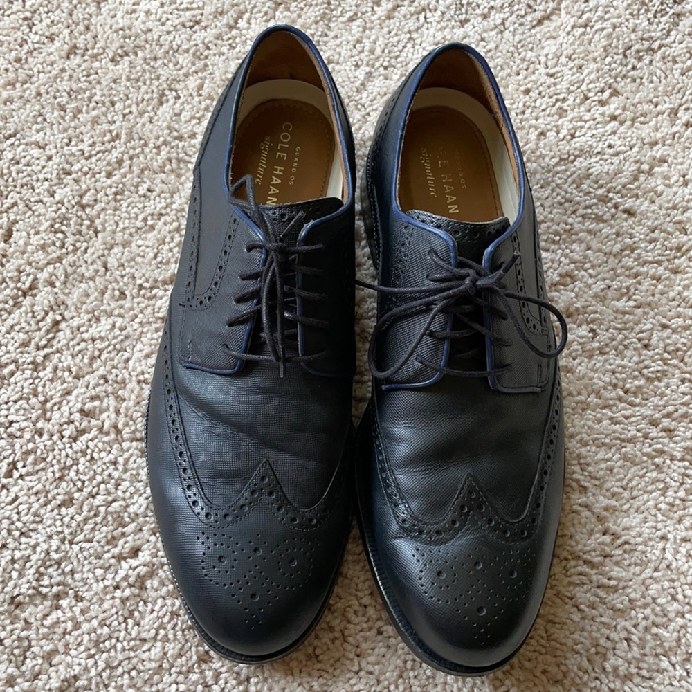 Grand OS Black Wingtips